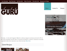 Tablet Screenshot of chocolateguru.net
